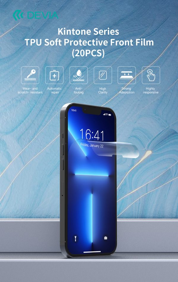 Film avant de protection souple intelligent en TPU série Kintone (50 pièces) – Image 2