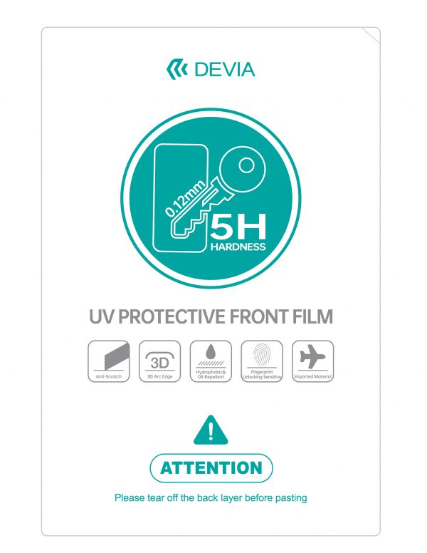 Film avant de protection UV intelligent